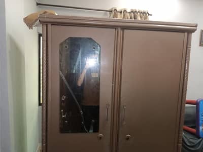 Double Door Iron Wardrobe (Almari)