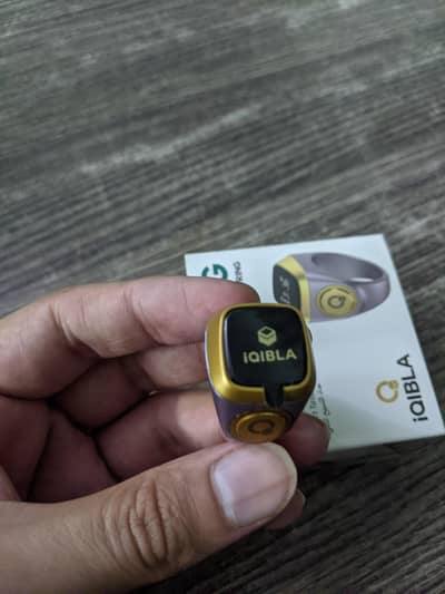 iQibla Zikr Ring - Smart Digital Tasbih with Bluetooth & OLED Display