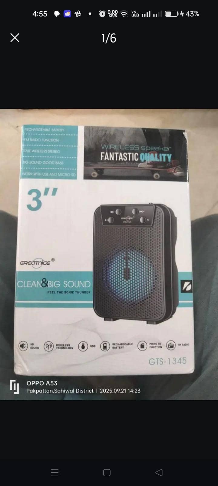 Greatnice Bluetooth wireless speaker 0