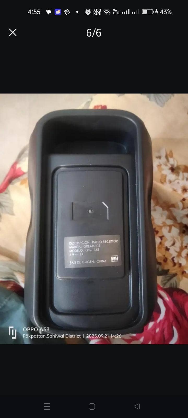 Greatnice Bluetooth wireless speaker 5
