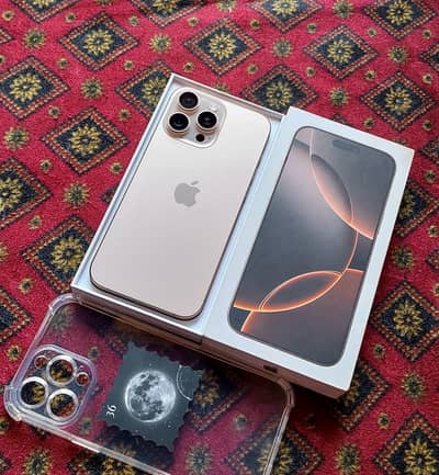 iPhone 16 Pro Max desert titanium