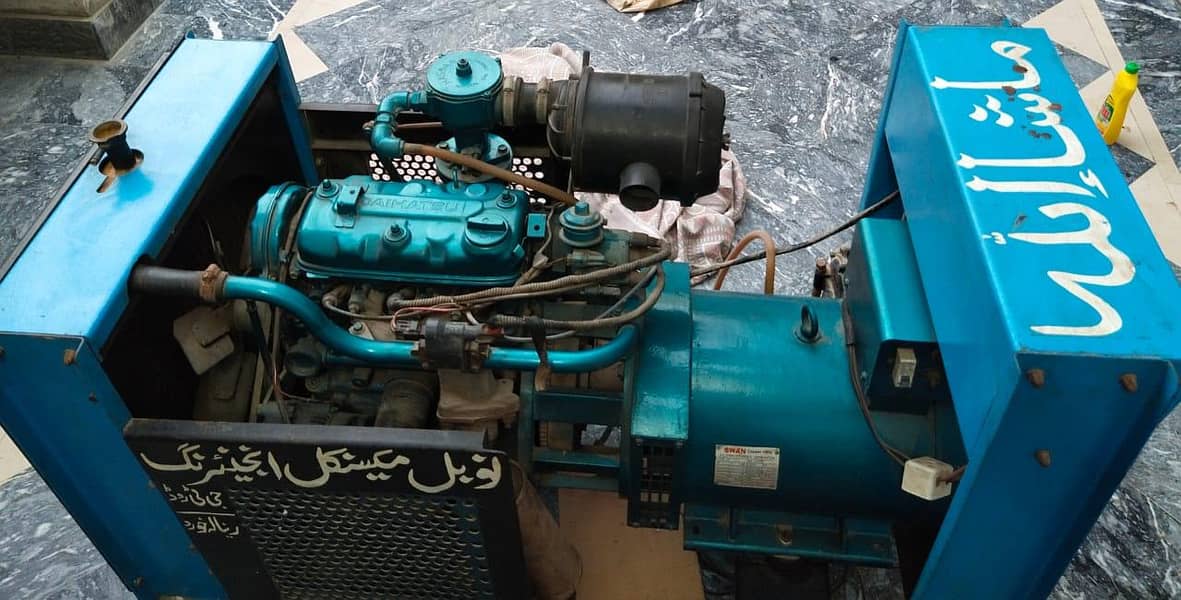 used portable Gas Generator 7.5 kw 5