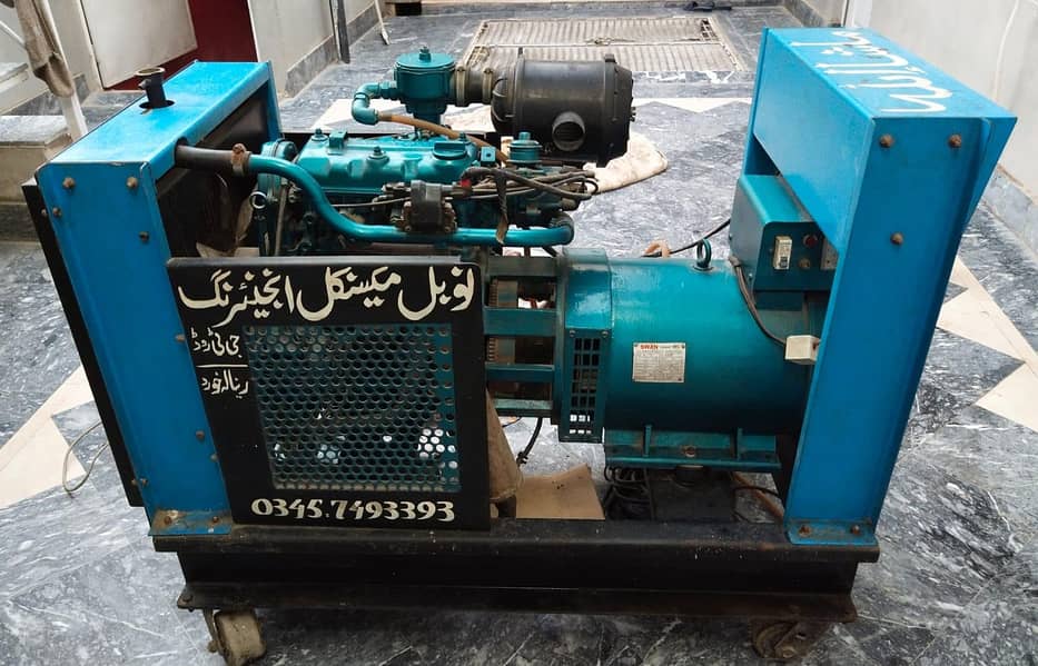 used portable Gas Generator 7.5 kw 10