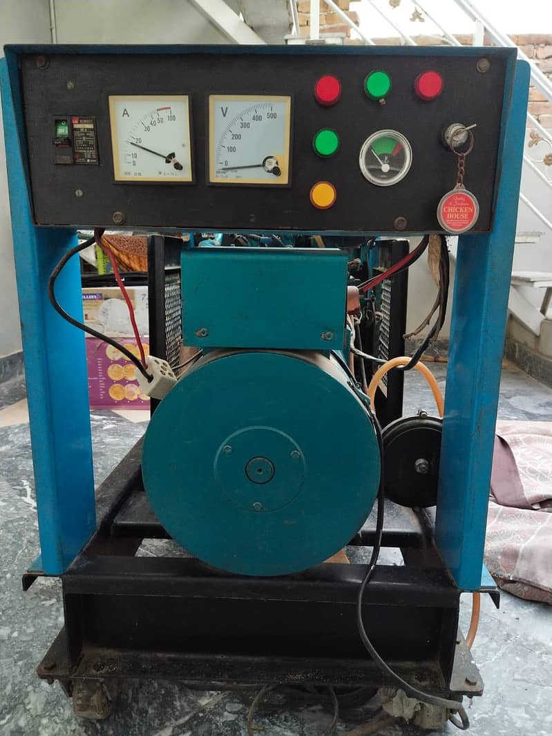 used portable Gas Generator 7.5 kw 11