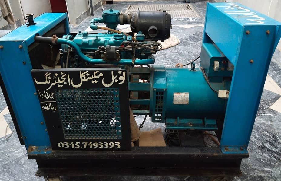 used portable Gas Generator 7.5 kw 12