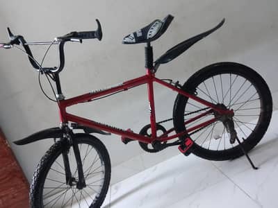 Red bicycle