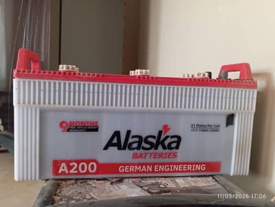 battery A200 21 plates per cell with charger