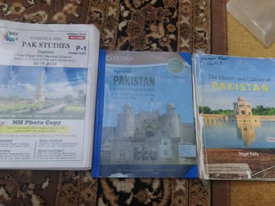 PAKISTAN STUDIES BOOKS AND TOPICAL PAST PAPERS