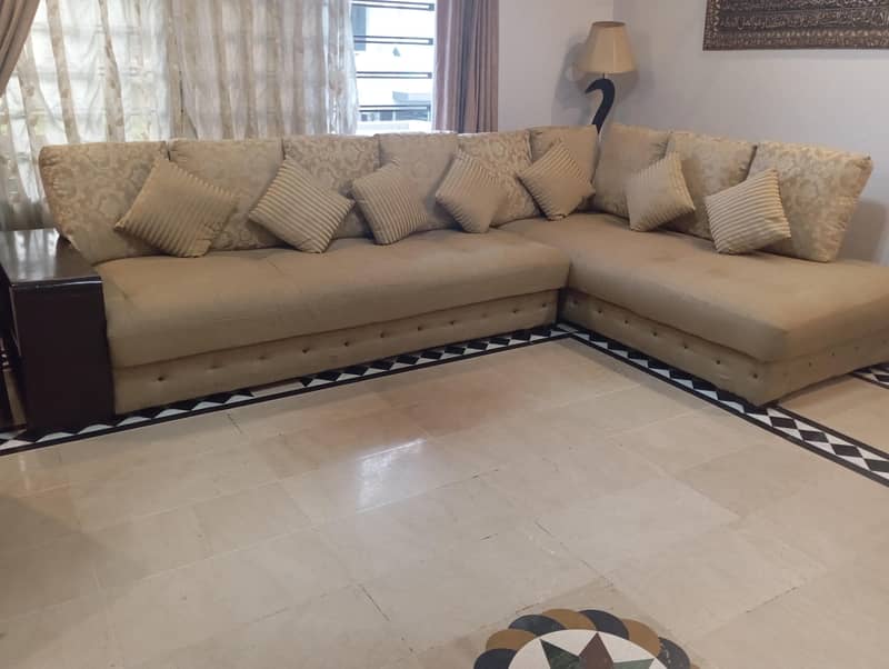 L shaped sofa set 1
