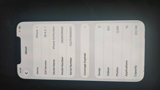 12 Pro Max 512 GB