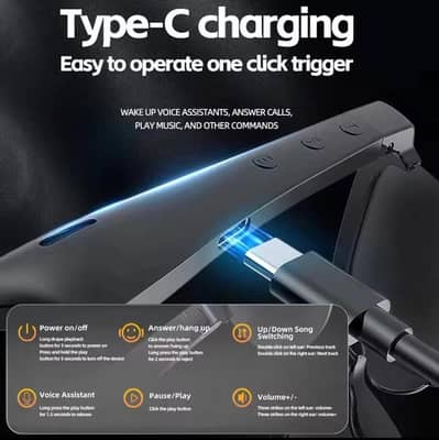 Smart Bluetooth Sunglasses with Type-C Charging