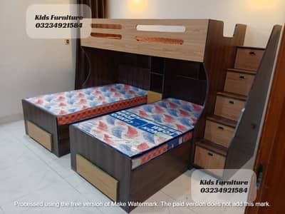 Bunk bed | Kid wooden bunker bed | Baby bed | Double bed | Triple bed