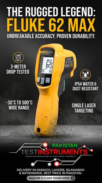 FLUKE 62 MAX Infrared Thermometer In Pakistan