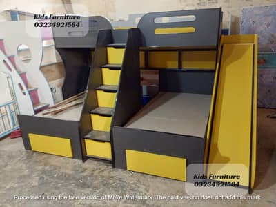 Bunk bed | Kid wooden bunker bed | Baby bed | Double bed | Triple bed
