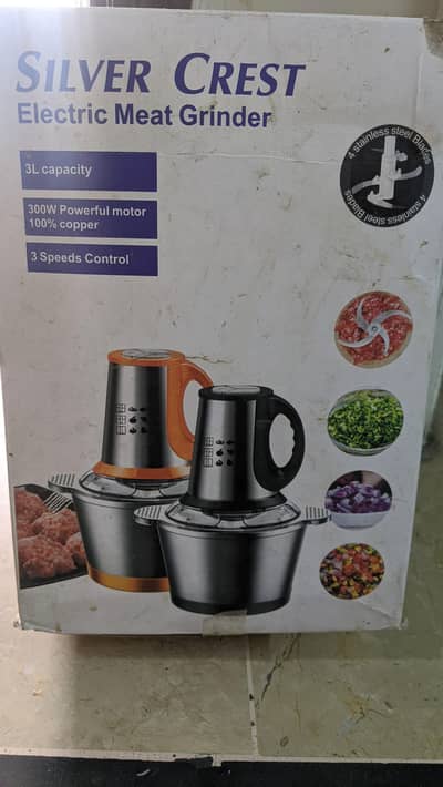 Silver Crest Electric Meat Grinder