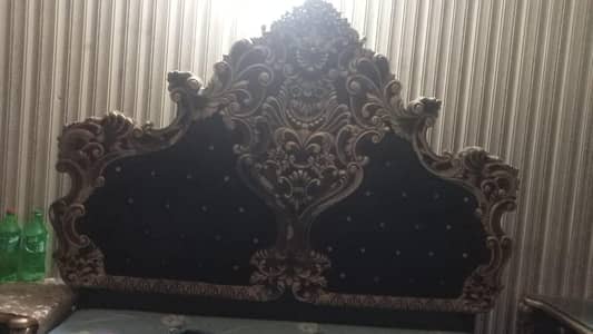 solid wood bed set for sale
