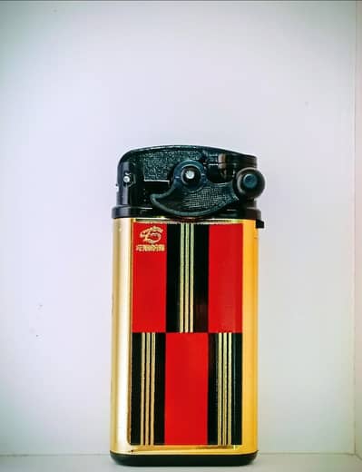Premium Windproof Jet Flame Lighter Auto Open Slide Button Refillable
