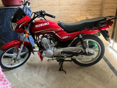 Suzuki Gd 110s 2021 Model Red Colour