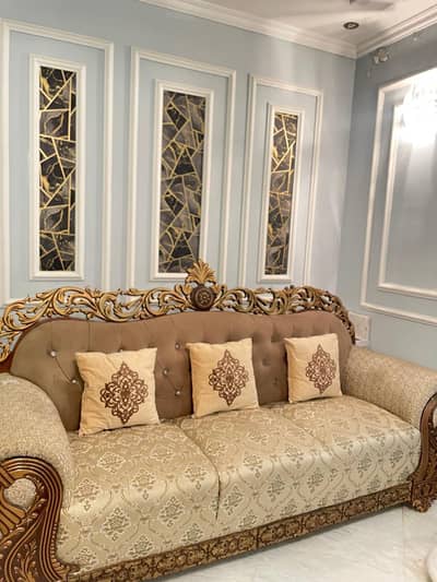 10 SEATER SOFA SET WITH TABLES