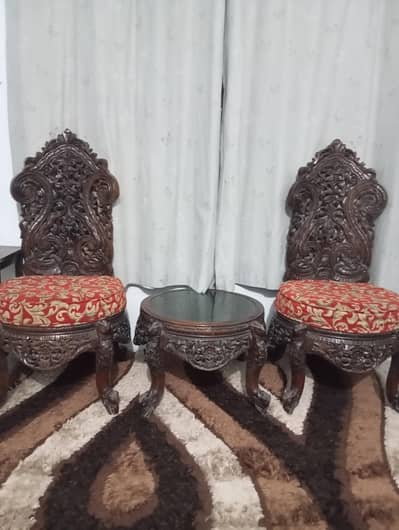 chinioti coffee chairs with table