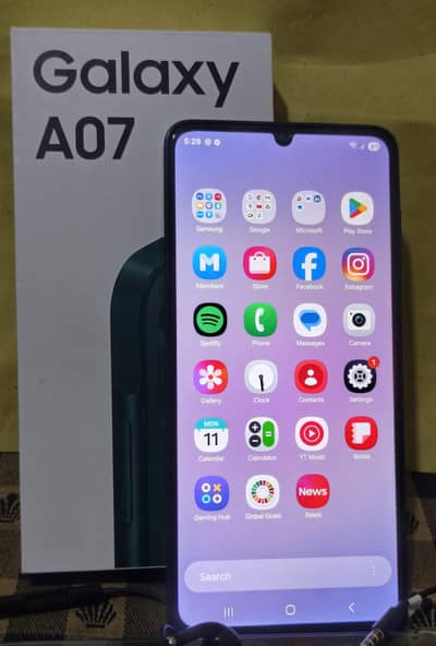 Samsung Galaxy A07 + Portronics + Box + Warranty