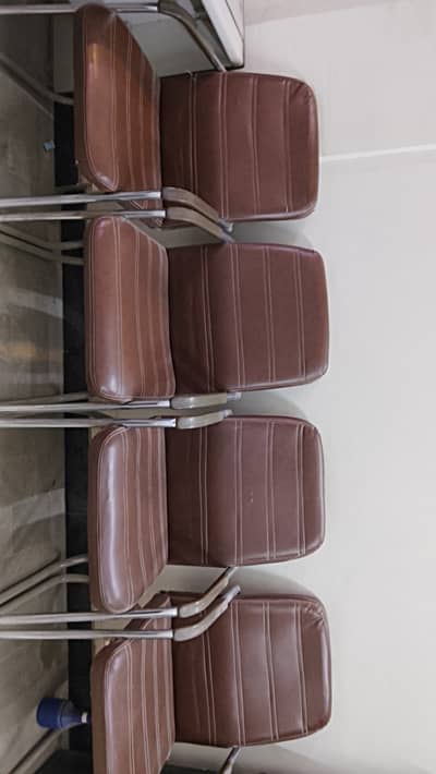 Office Table wooden & 5 chairs  0331-2179131