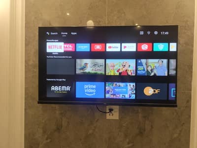 TCL 4k ANDROID 43 inches LED Smart Tv