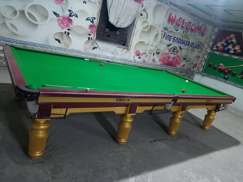 snooker table6/12 2
