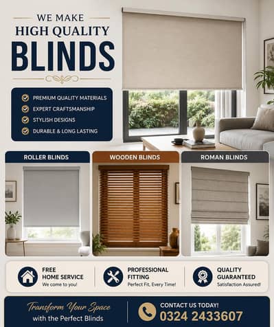 window blinds, roller blinds, wooden blinds, roman blinds, zebra blind