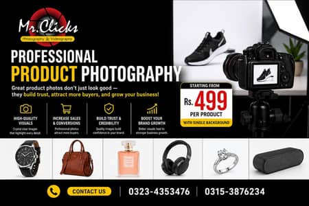 Professional Product Photography Services | Starting From Rs. 499 .
