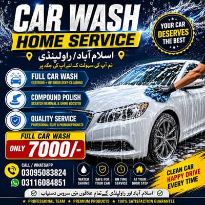 Car Wash Home Service Islamabad Rawalpindi