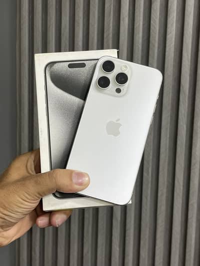 IPhone 15 pro max 256 Gb pta approved 100% helath with box
