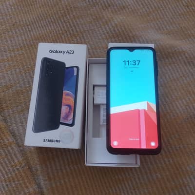 Samsung Mobile A23 6/128 Gb Box Charger Dual Sim