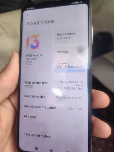 POCO X3 PRO 6.128
