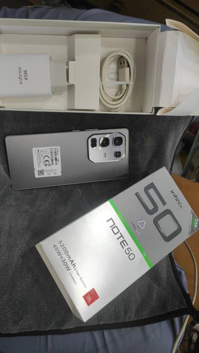 Infinix Note 50 8GB 256GB with original carger box