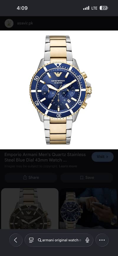 Orignal Armani watch