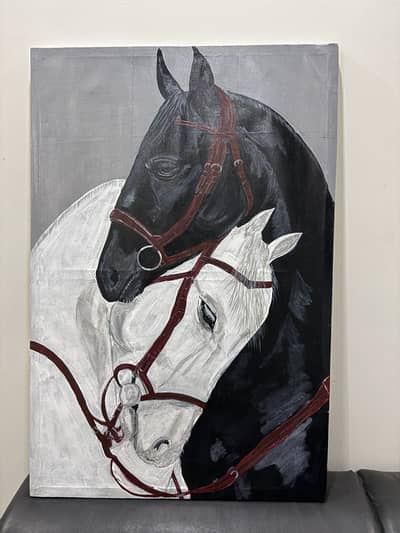 Handmade acrylic painting “Embrace”