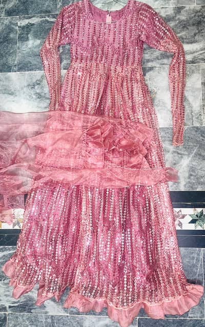 Long maxi with dupatta