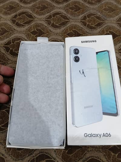Samsung A06 for Sale New 10/10 Condition set  just 4 month using only