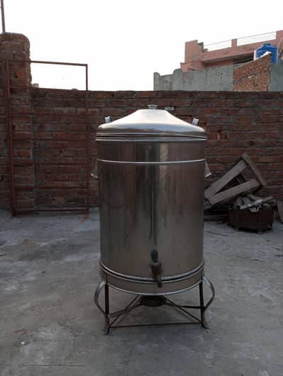 Steel drum hamam water container 100 liter