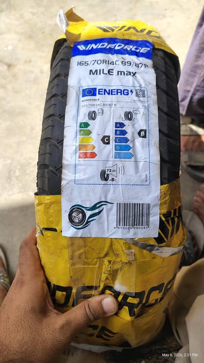 tyre of car