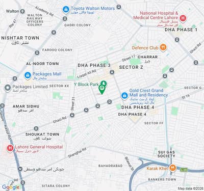 4 Kanal Plot for Sale Prime Location In Y Block Phase 3 DHA Lahore