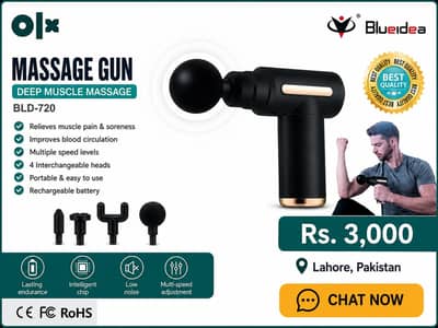 Deep Tissue Massage Gun 4 Speed Rechargeable Massager