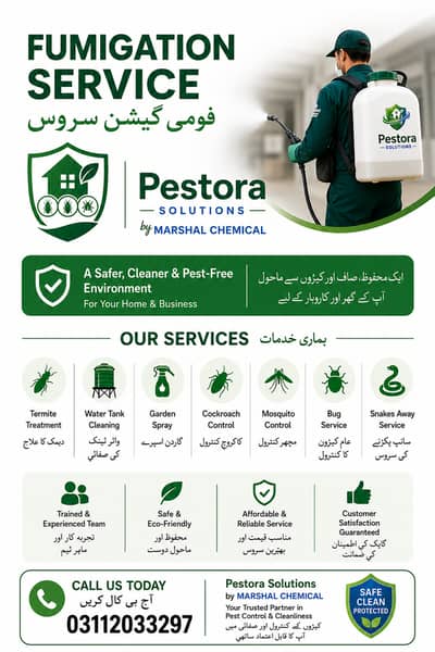 Pest Control, Fumigation, Rats cockroach termite bed bugs Fumigation