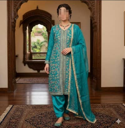 Ladies Dress/ Formal Wear/ 3Pcs / Clothes/ Farasha Brand