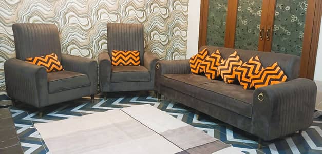 5 Seater Sofa Set (Imported Velvet)