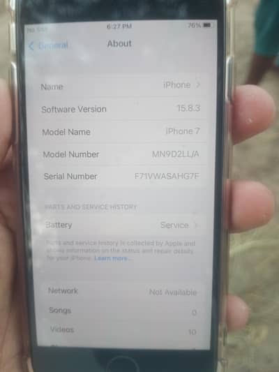 iphone 7 Condition All Ok WaterPack Full and Final Price 9500