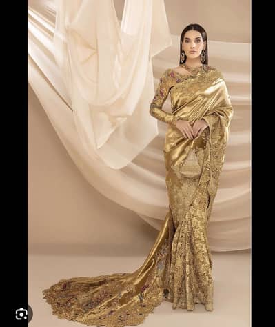 nilofer shahid bridal saree