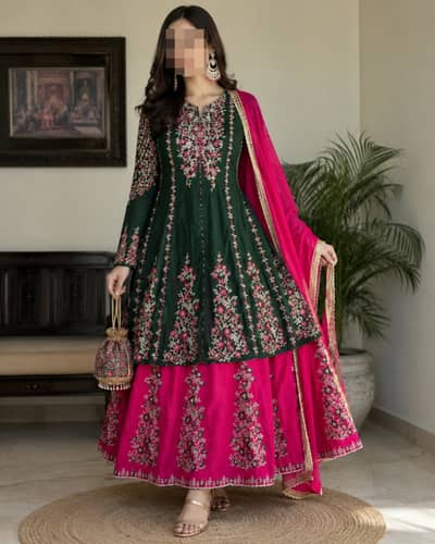 wedding Dress | Formal Dress | Party dress | Mehndi Dress |1 time use