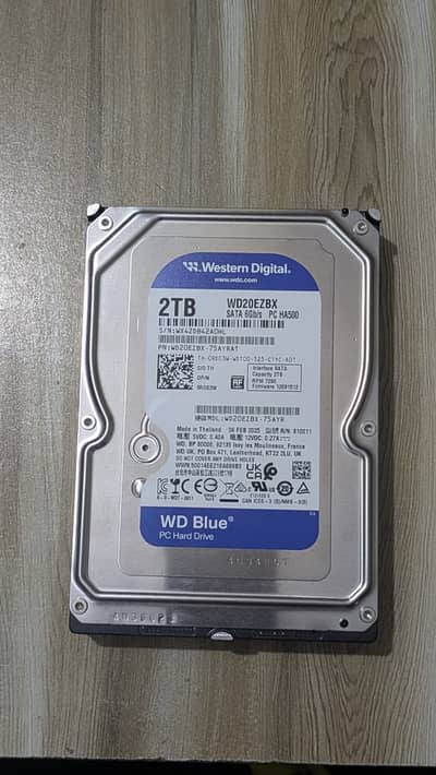 WD HDD 2TB 100% Health l Original